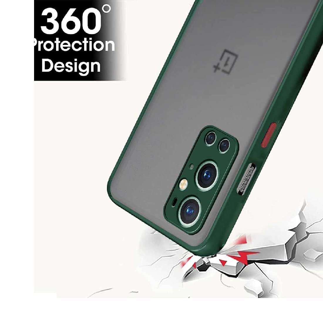 Smoke Back Case Cover for OnePlus 9 Pro