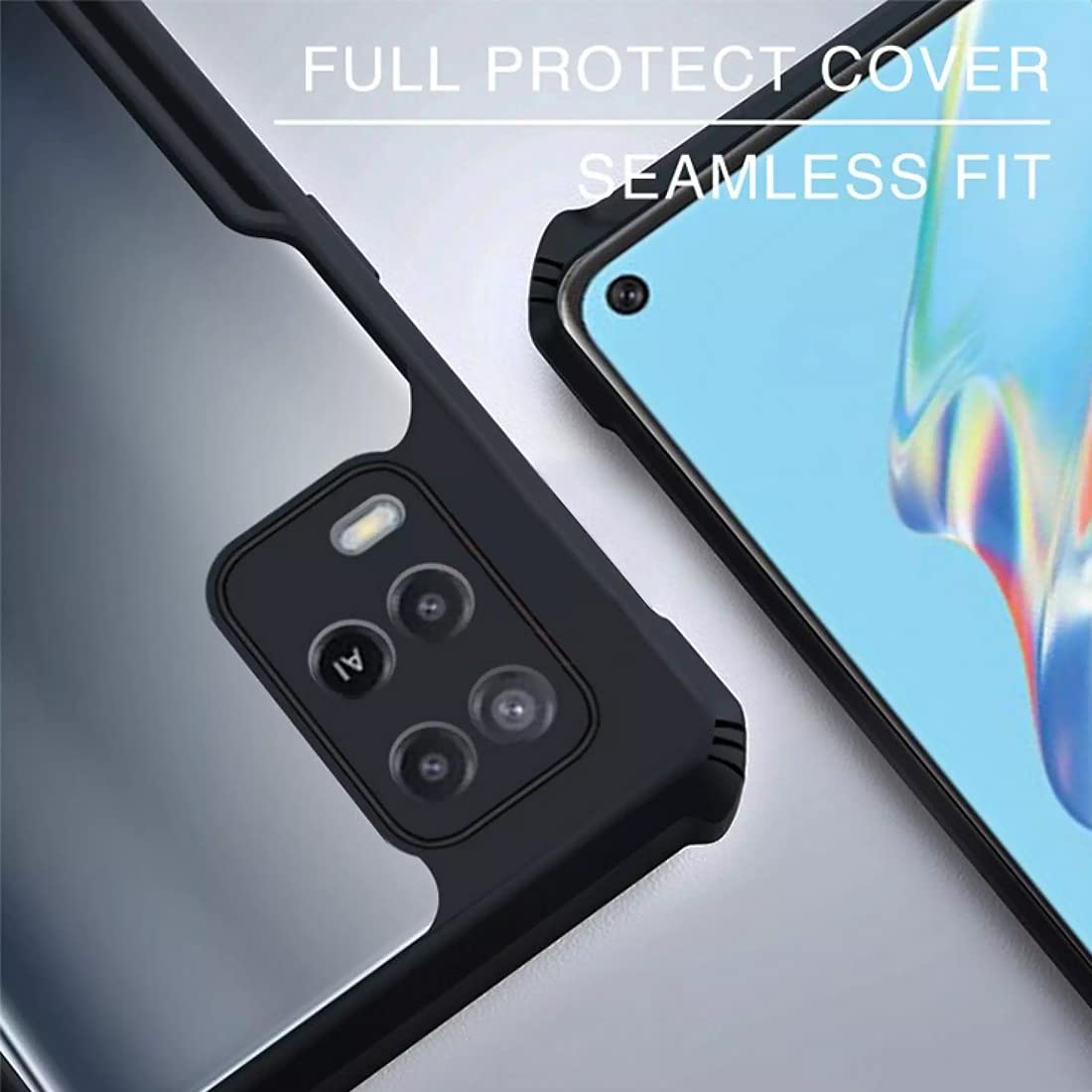 Shockproof Hybrid Cover for Oppo A54 4G