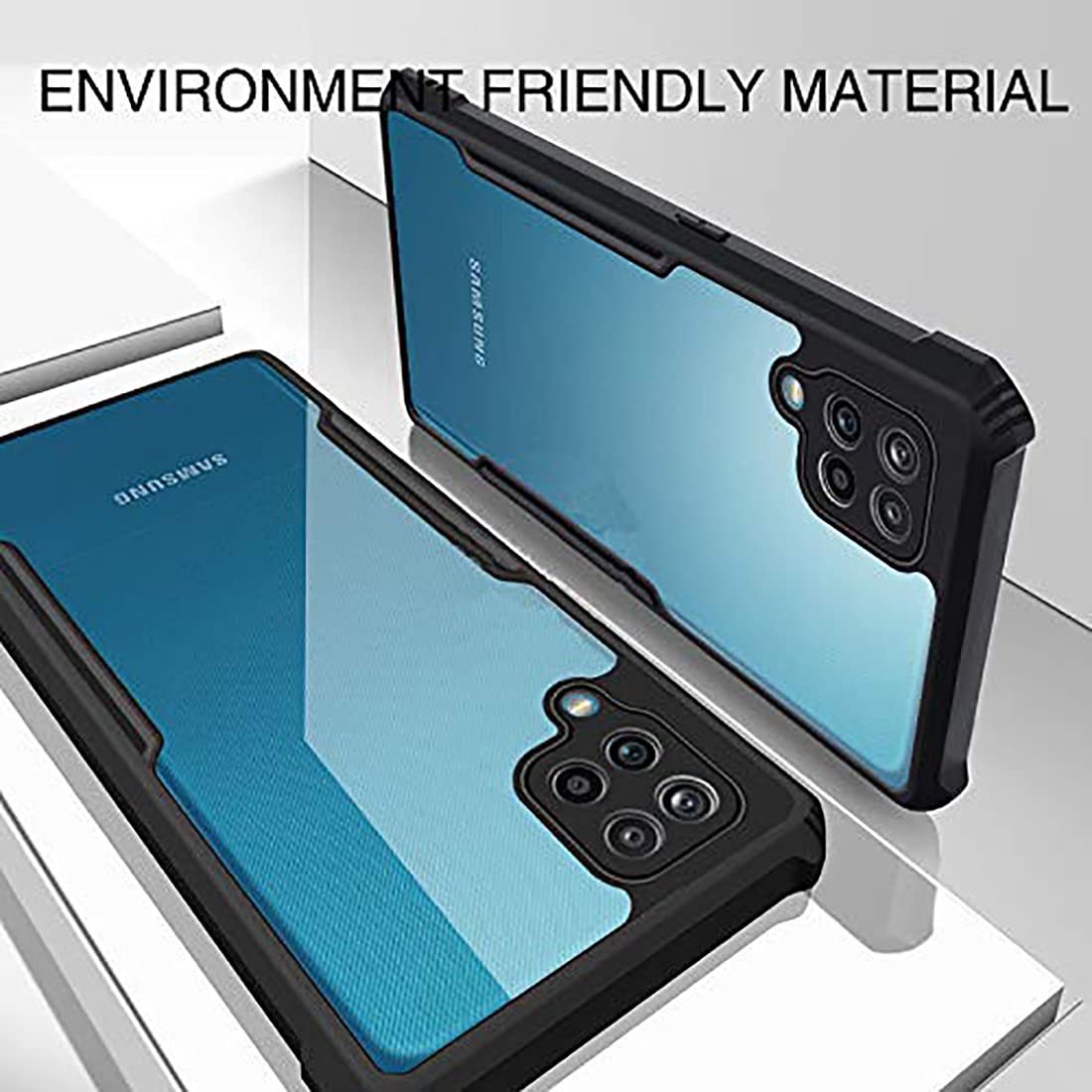 Shockproof Hybrid Cover for Samsung Galaxy M12 / F12 / A12