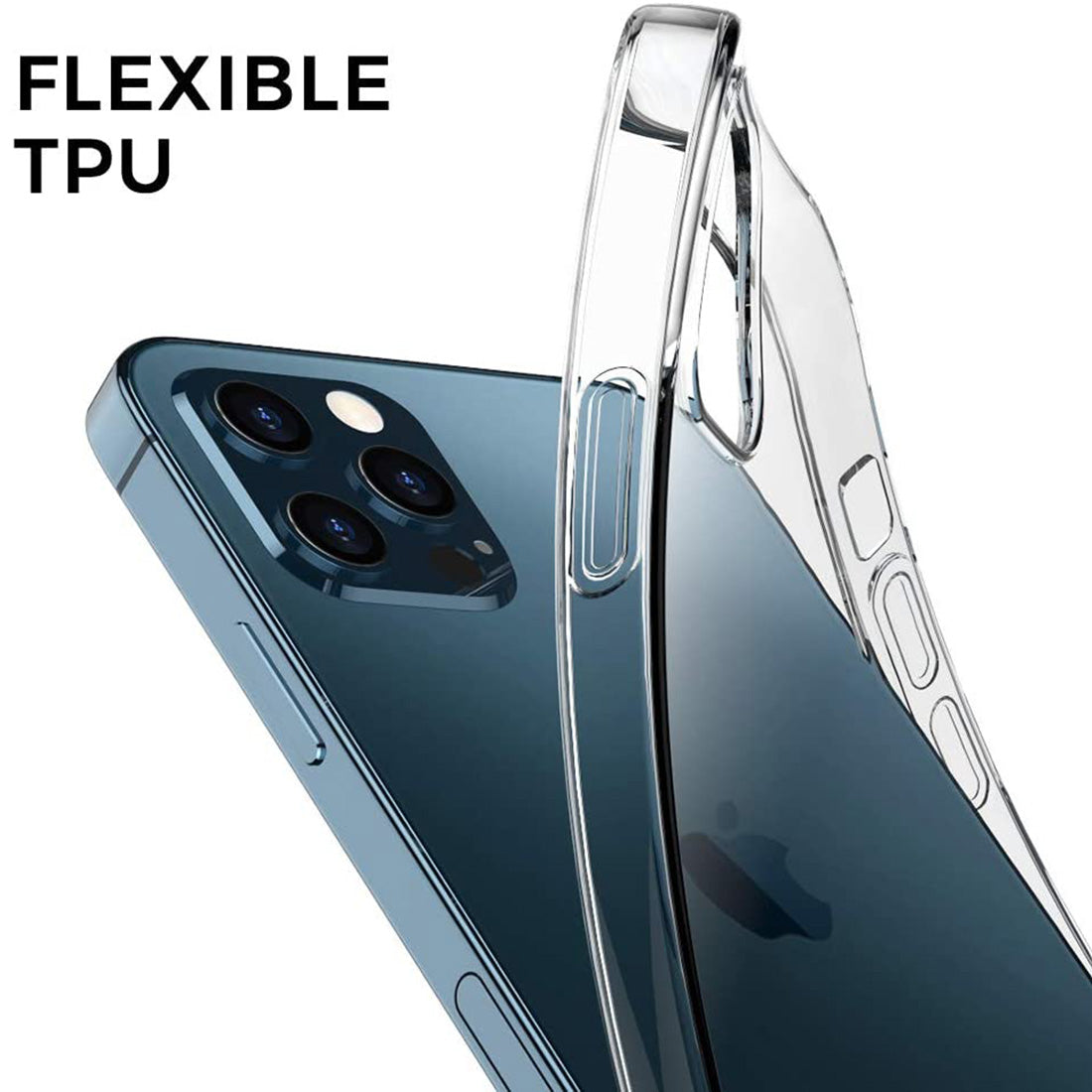 Super Clear Back Case Cover for Apple iPhone 12 Pro Max