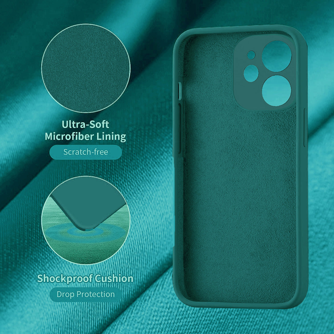 Liquid Silicone Case for Apple iPhone 12 Mini