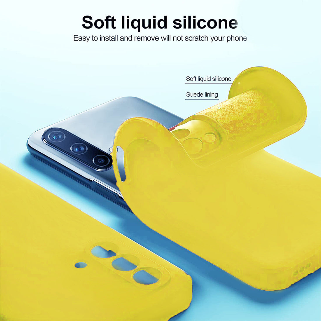 Liquid Silicone Case for OnePlus Nord CE 5G