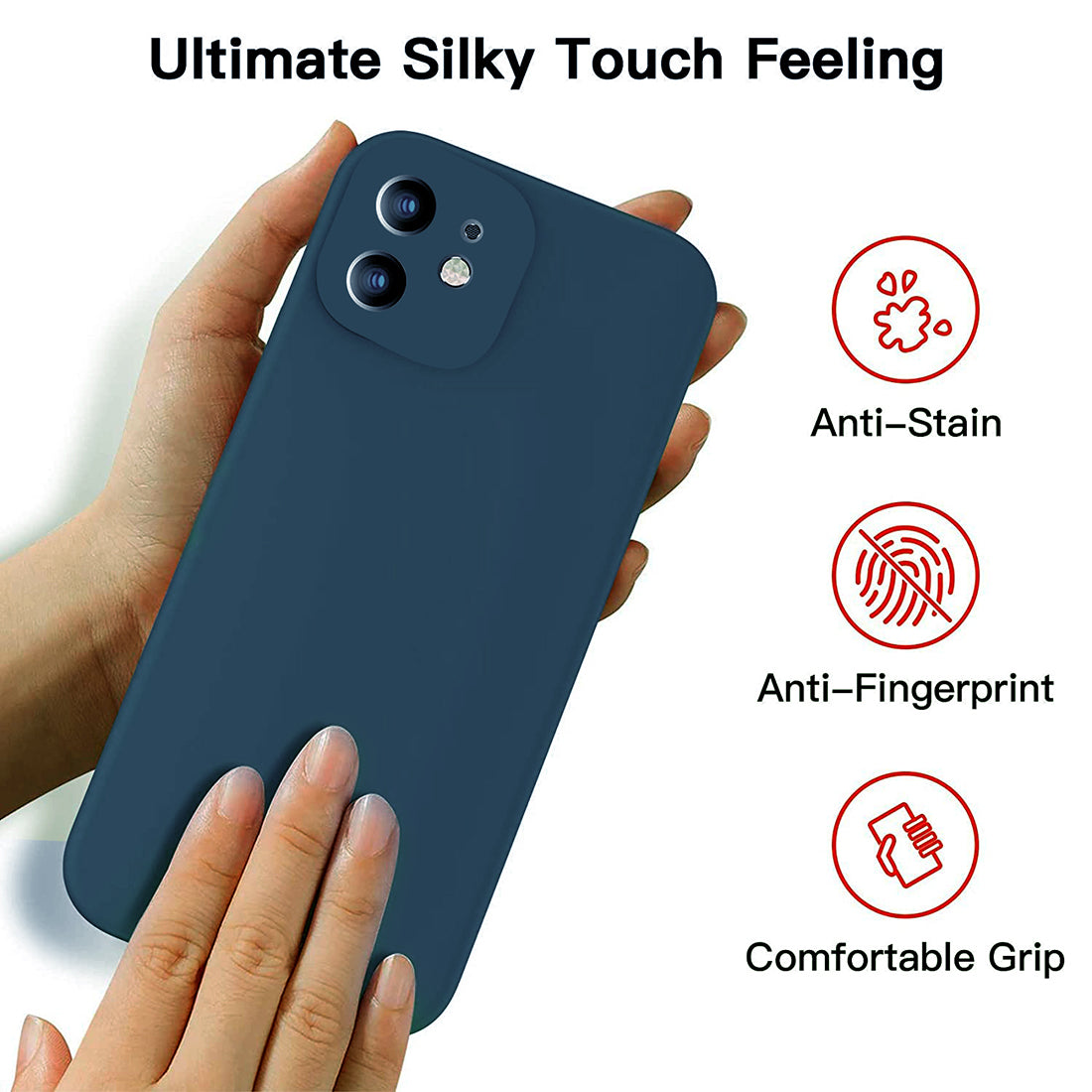 Shockproof Liquid Silicone Case for Apple iPhone 12