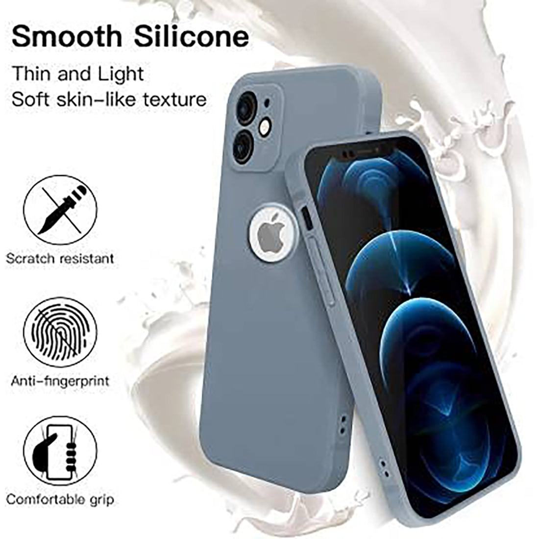 Shockproof Liquid Silicone Case for Apple iPhone 12