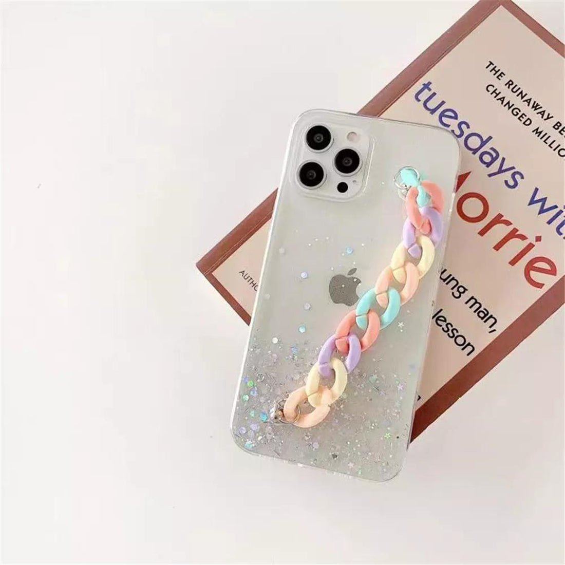 Glitter Case with Chain Holder for Apple iPhone 12 Pro
