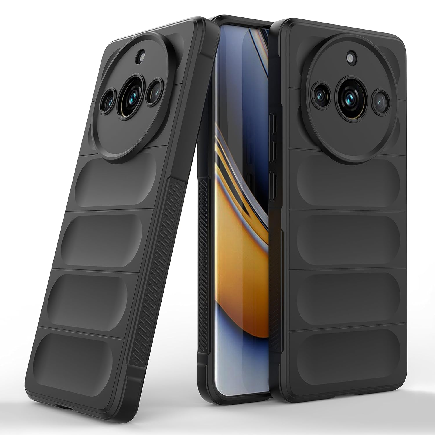 Cover Realme 11 5G Custodia Realme 11 5G Con Vetro Temperato 9H - Cover