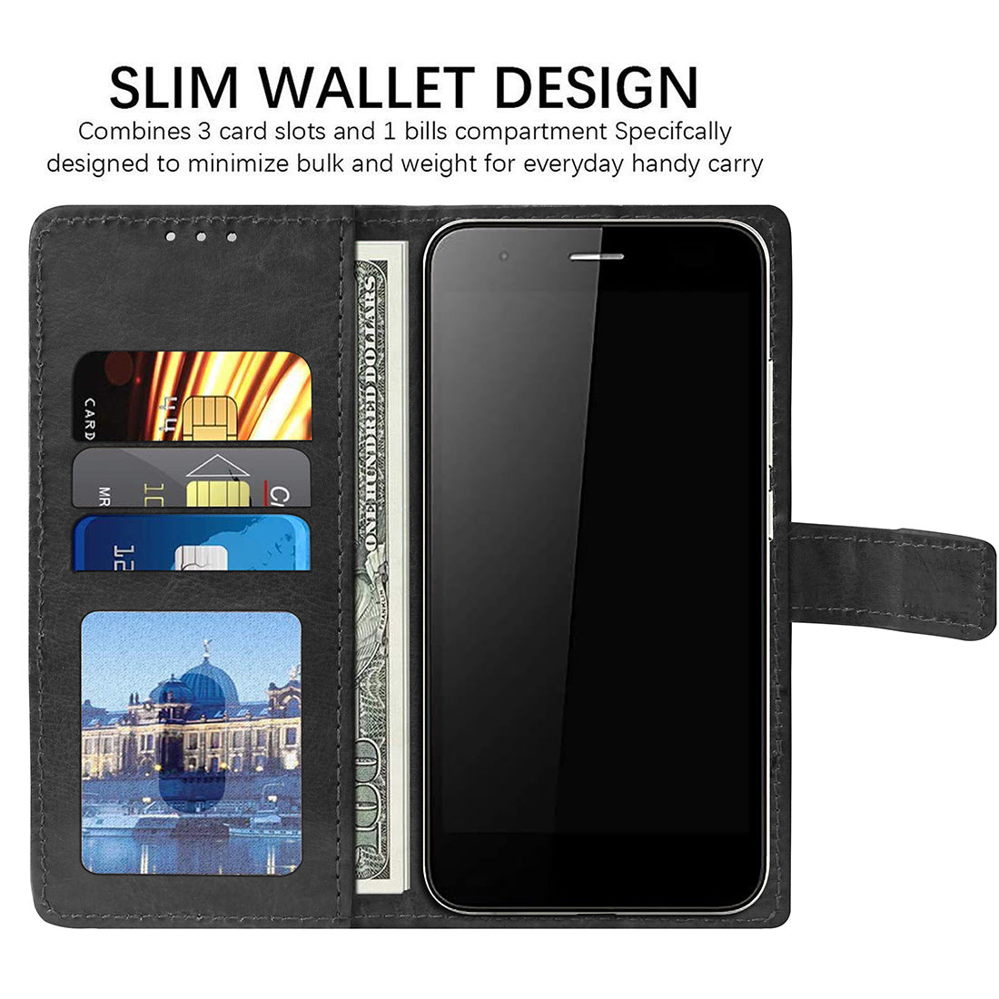 Premium Wallet Flip Cover for Micromax Canvas Unite 4 Pro Q465