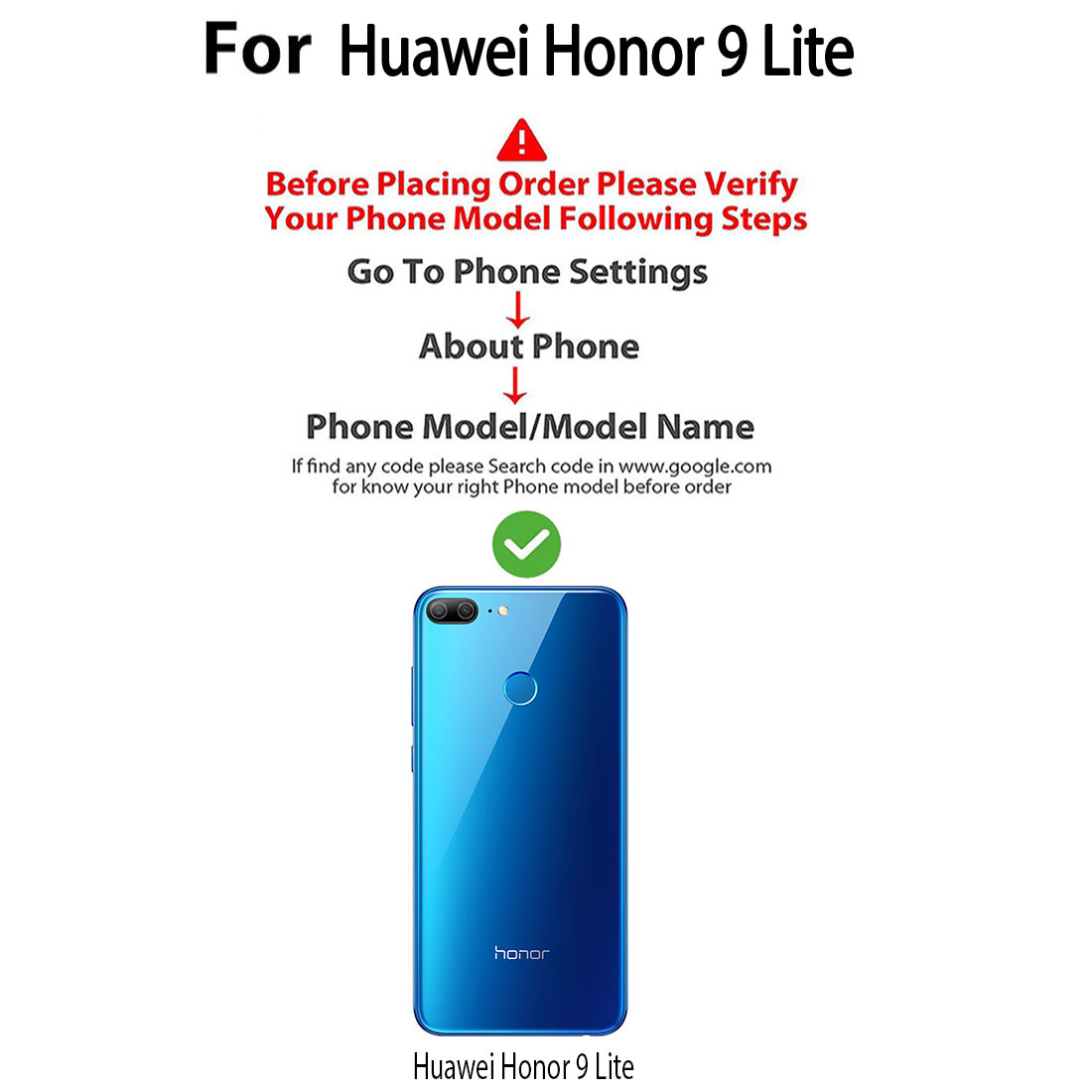 Premium Wallet Flip Cover for Huawei Honor 9 Lite 4G