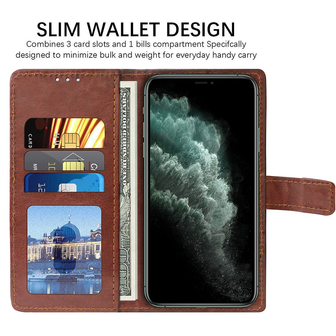 Premium Wallet Flip Cover for Apple iPhone 11 Pro Max
