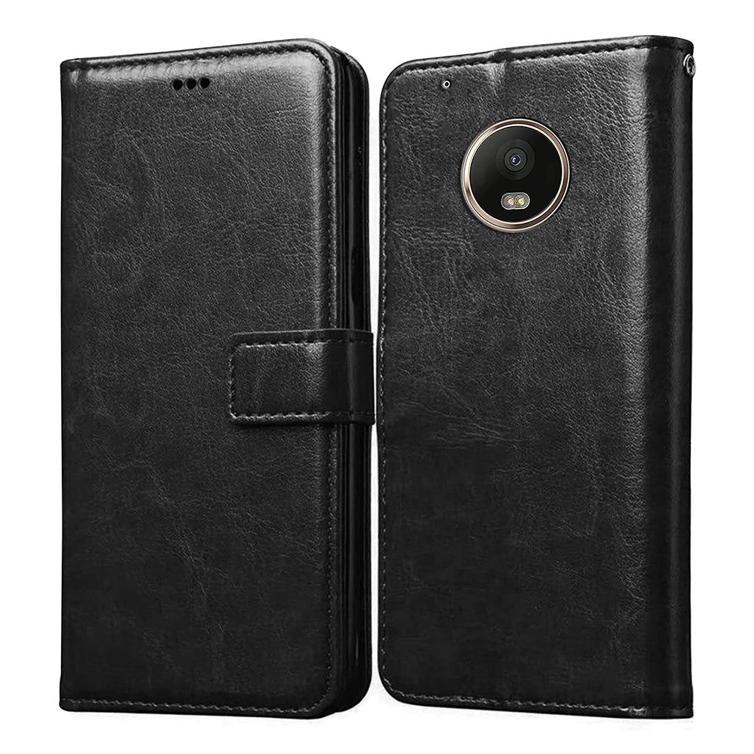 Premium Wallet Flip Cover for Motorola Moto G5 Plus