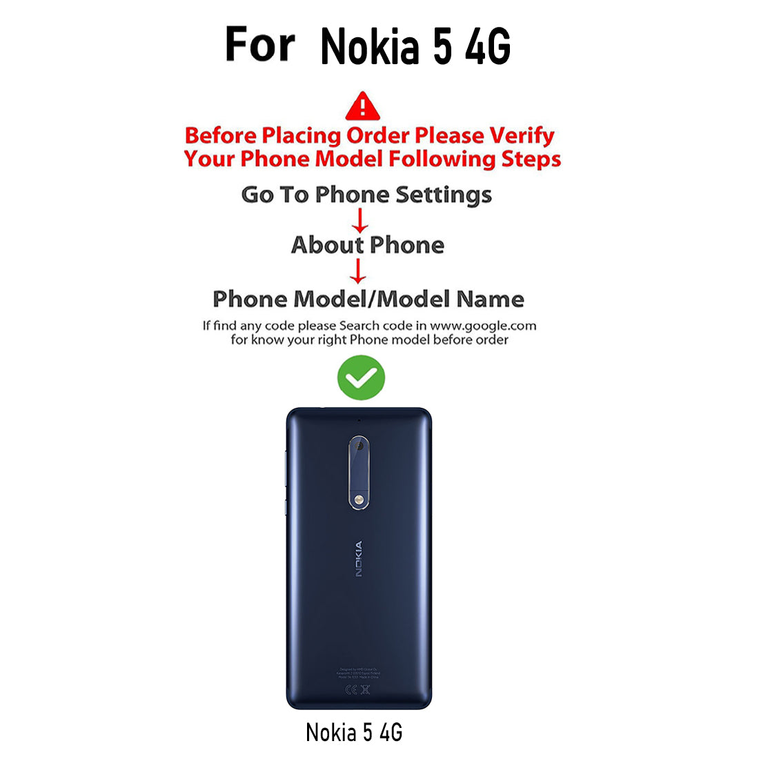 Premium Wallet Flip Cover for Nokia 5