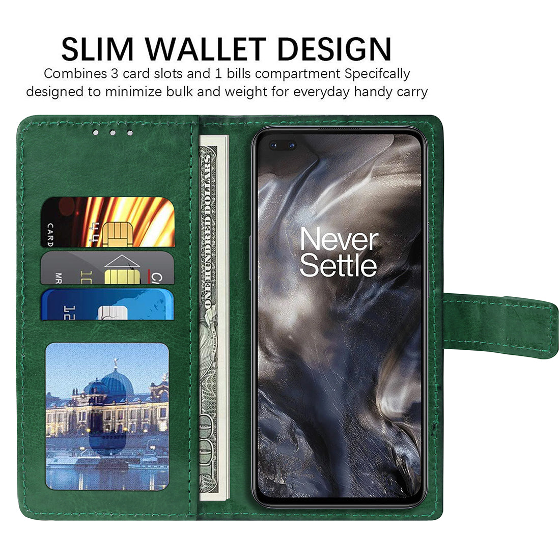 Premium Wallet Flip Cover for OnePlus Nord