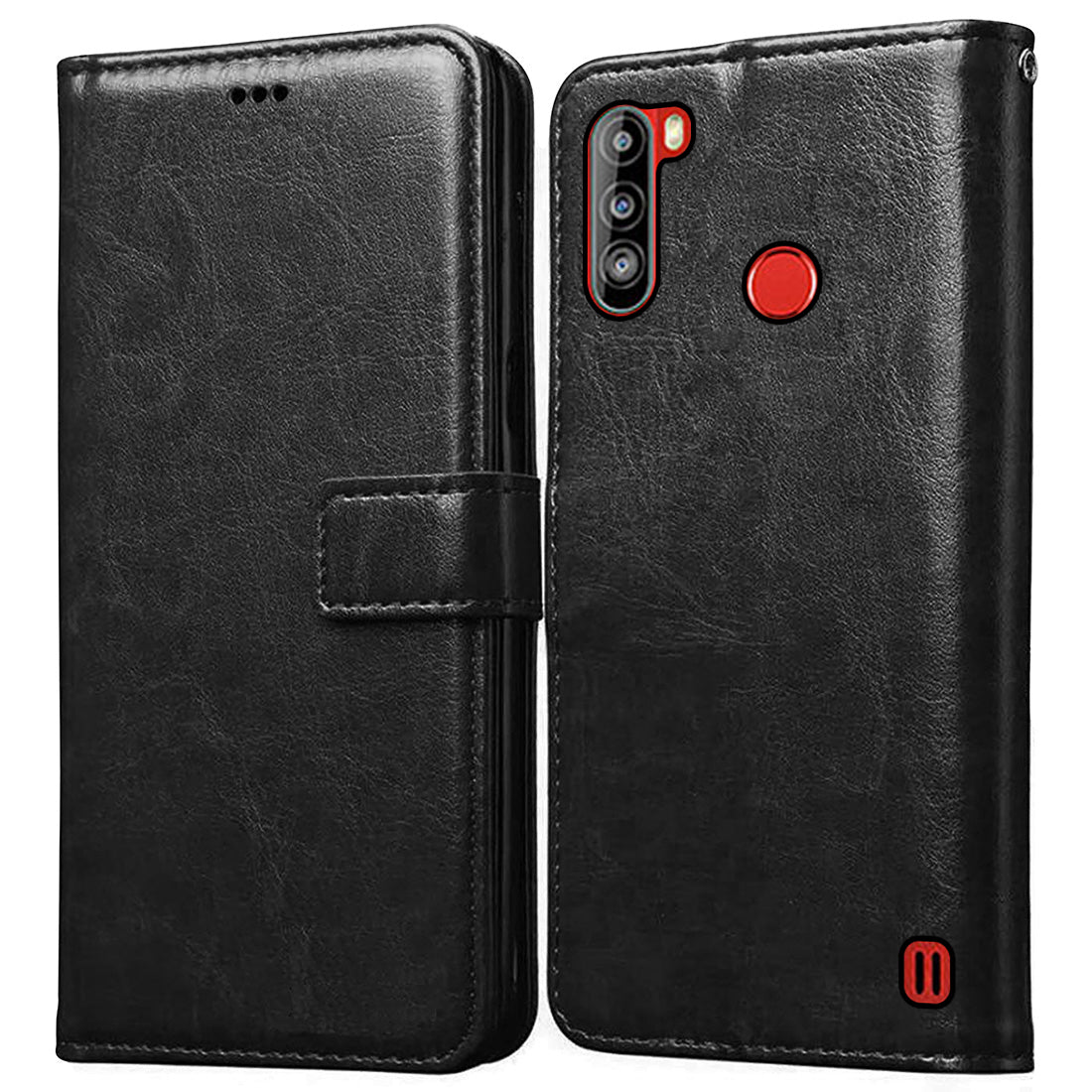 Premium Wallet Flip Cover for Lava Z4 Z6