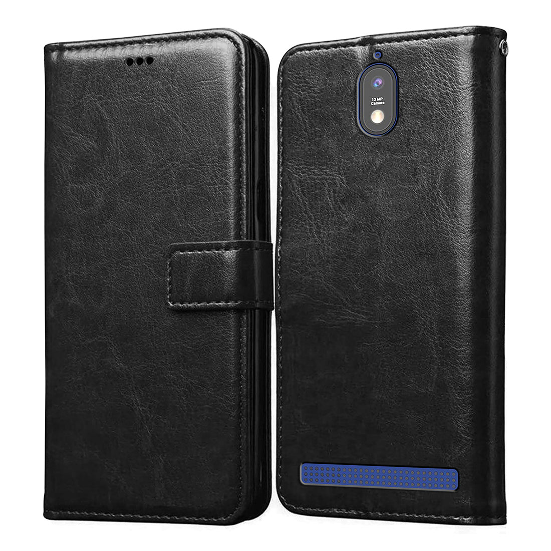 Reliance Jio Jio Phone Case Cover Premium Wallet Flip Cover For