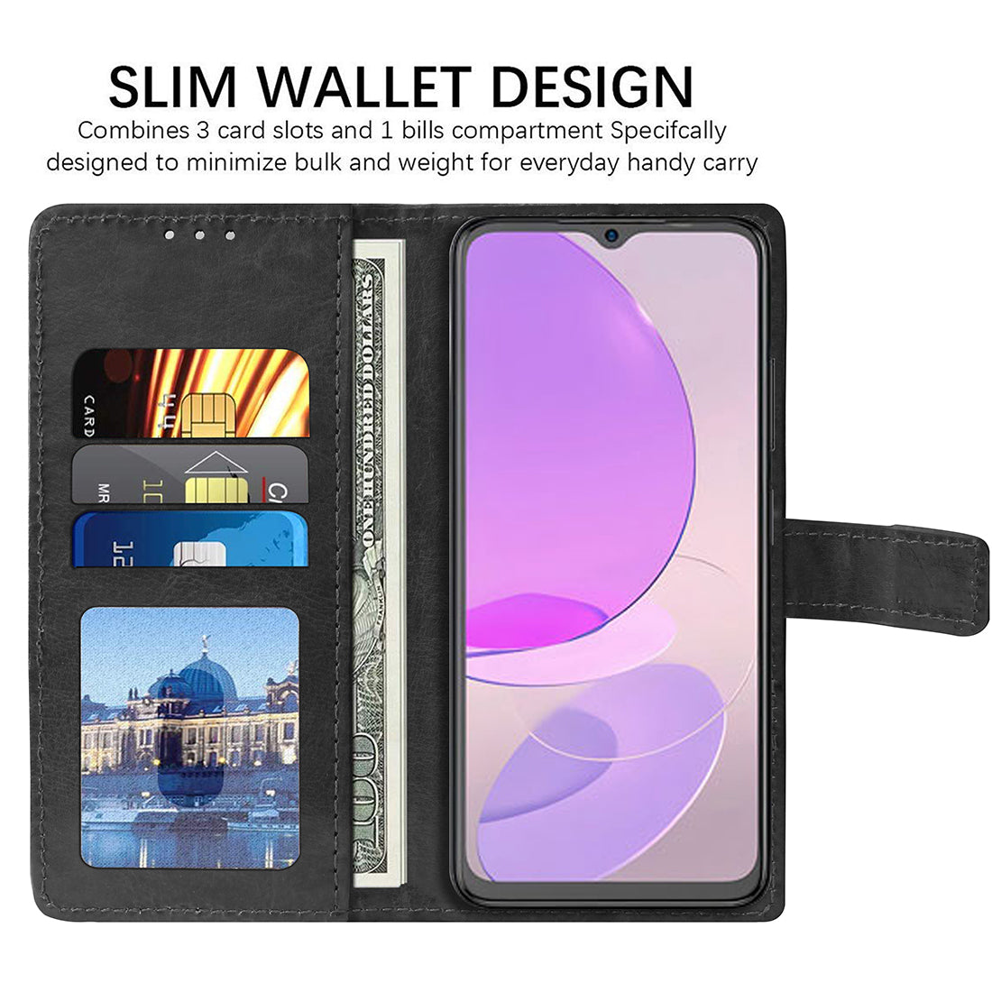 Premium Wallet Flip Cover for Itel S23 4G