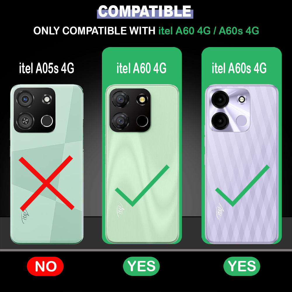 Premium Wallet Flip Cover for Itel A60s 4G