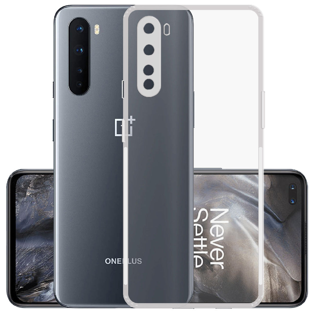 Anti Dust Plug Back Case Cover for OnePlus Nord