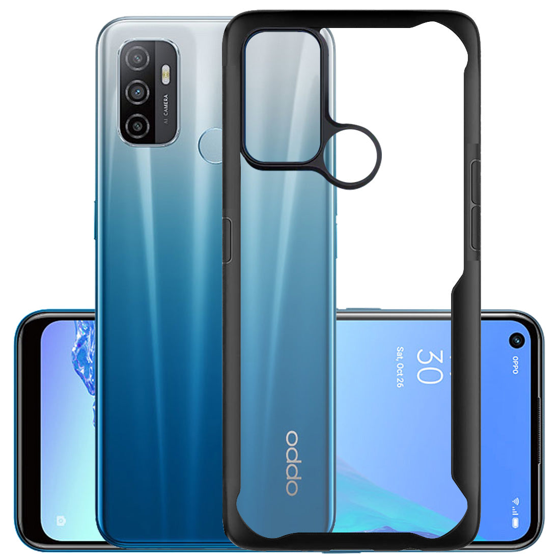 Shockproof Hybrid Cover for Oppo A53 / Oppo A53S / Oppo A33 (2020)