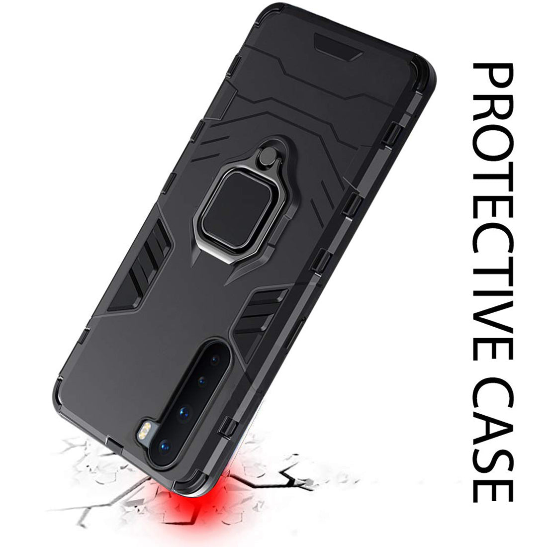 Hybrid Rugged Armor Kickstand Case for OnePlus Nord