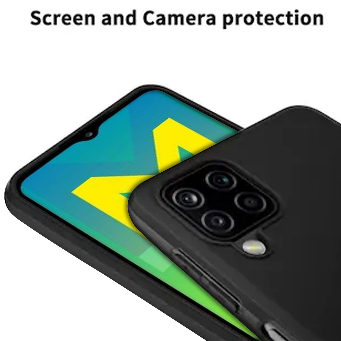 Matte Finish TPU Back Cover for Samsung Galaxy M12 / A12 / F12