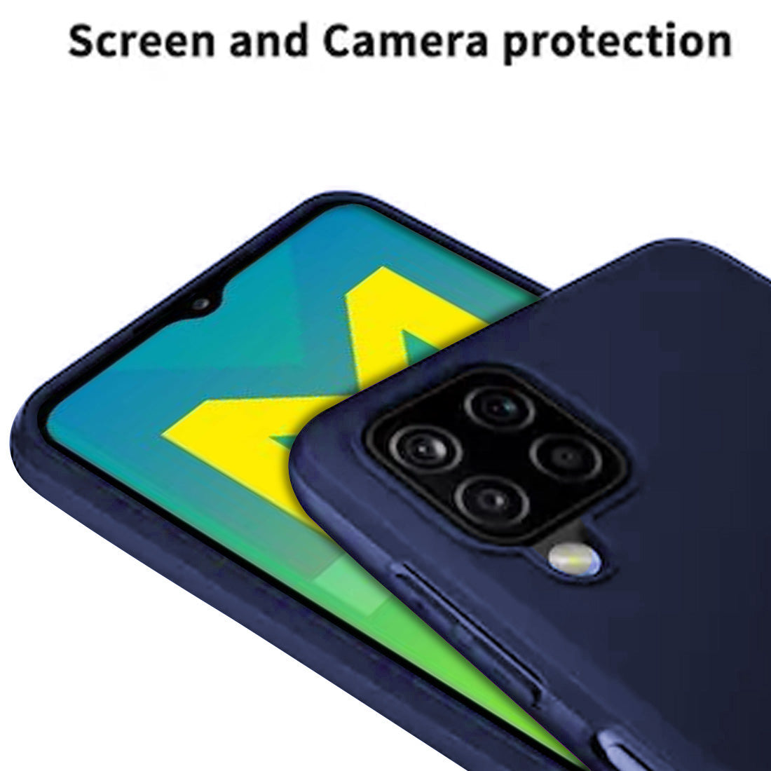 Matte Finish TPU Back Cover for Samsung Galaxy M12 / A12 / F12