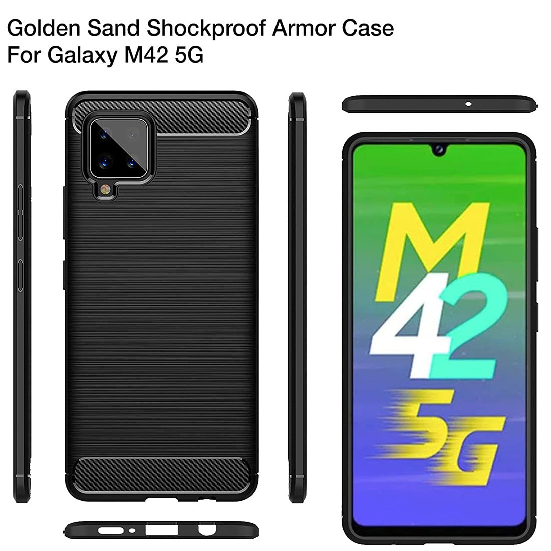 Carbon Fiber Case for Samsung Galaxy M42 5G / A42 5G