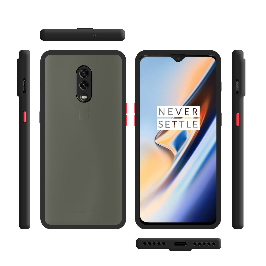 Smoke Back Case Cover for OnePlus 6T