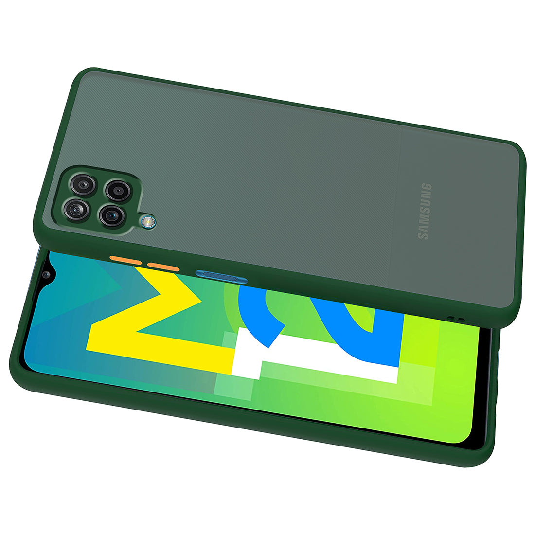 Smoke Back Case Cover for Samsung Galaxy M12 / A12 / F12