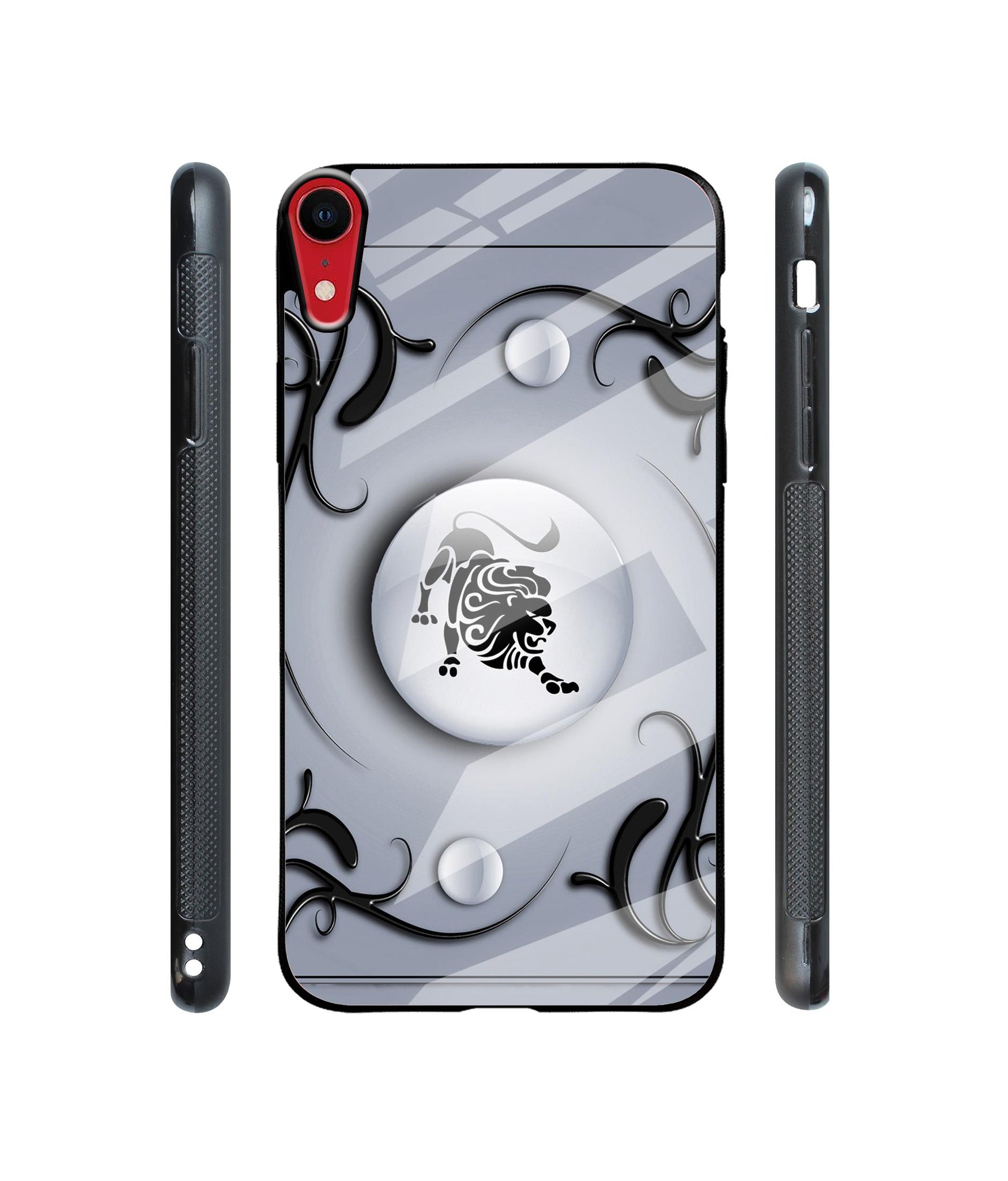 Leo Designer Printed Glass Cover for Apple iPhone XR