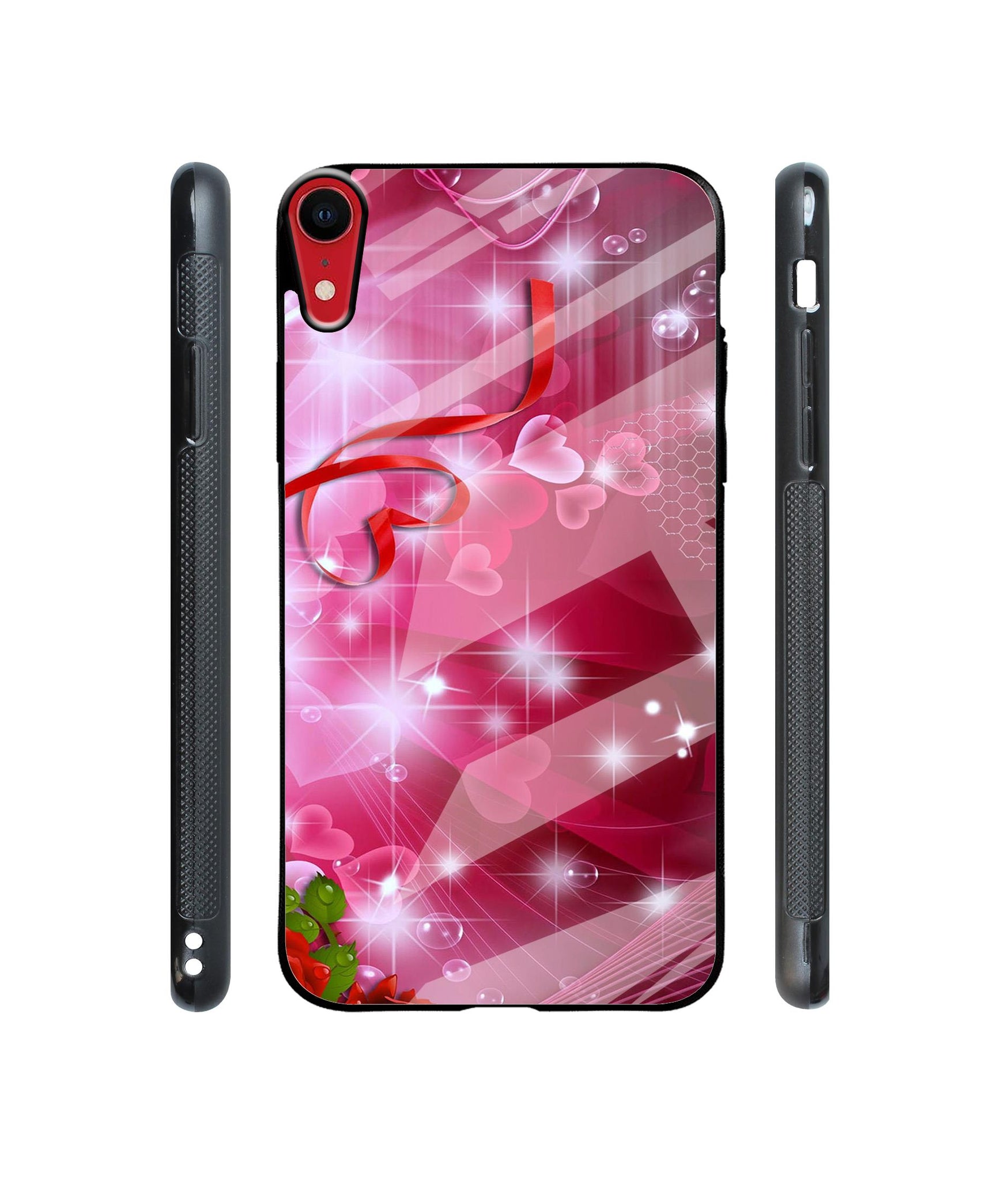 Love Designer Printed Glass Cover for Apple iPhone XR