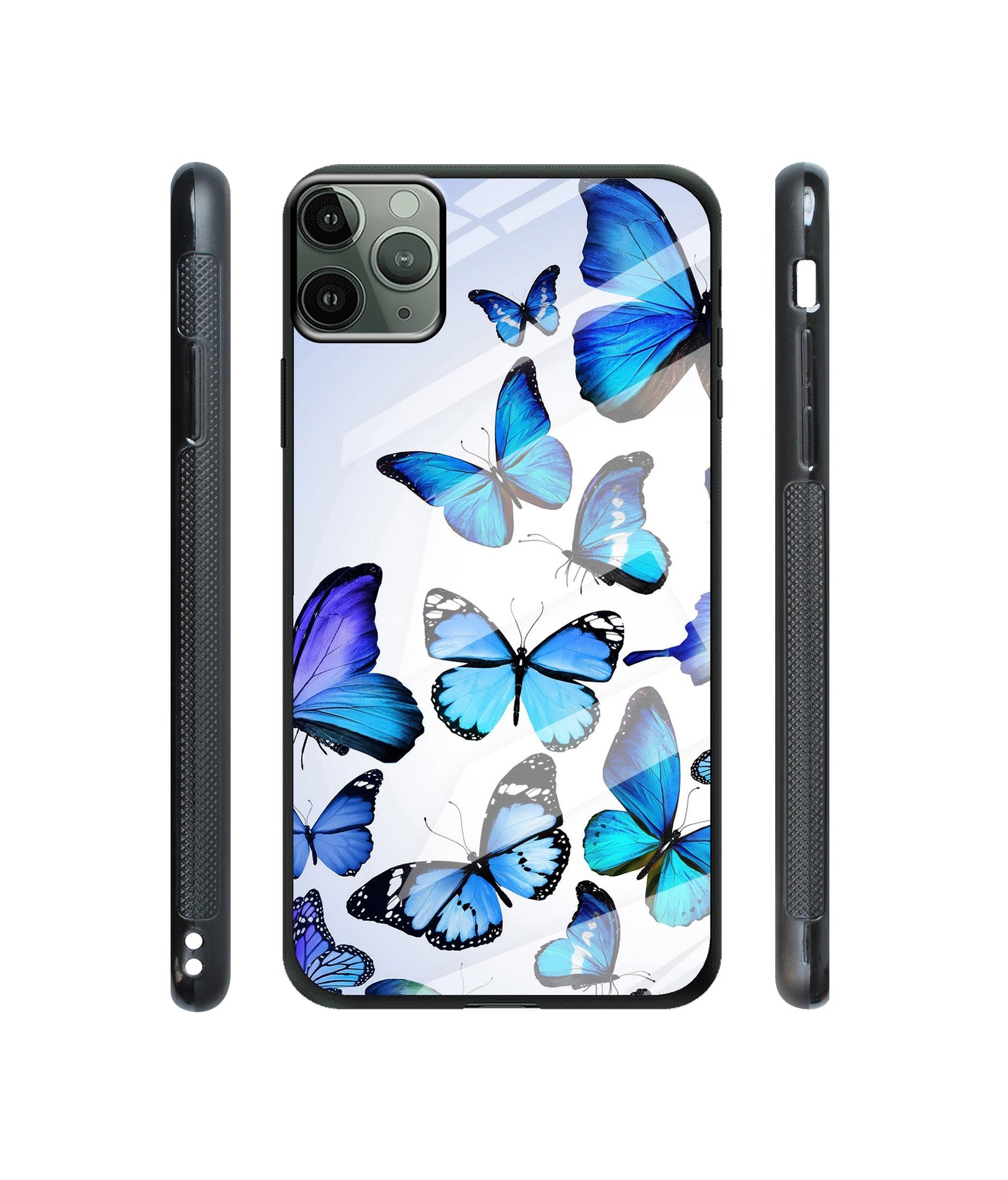 Colorful Butterfly Designer Printed Glass Cover for Apple iPhone 11 Pro