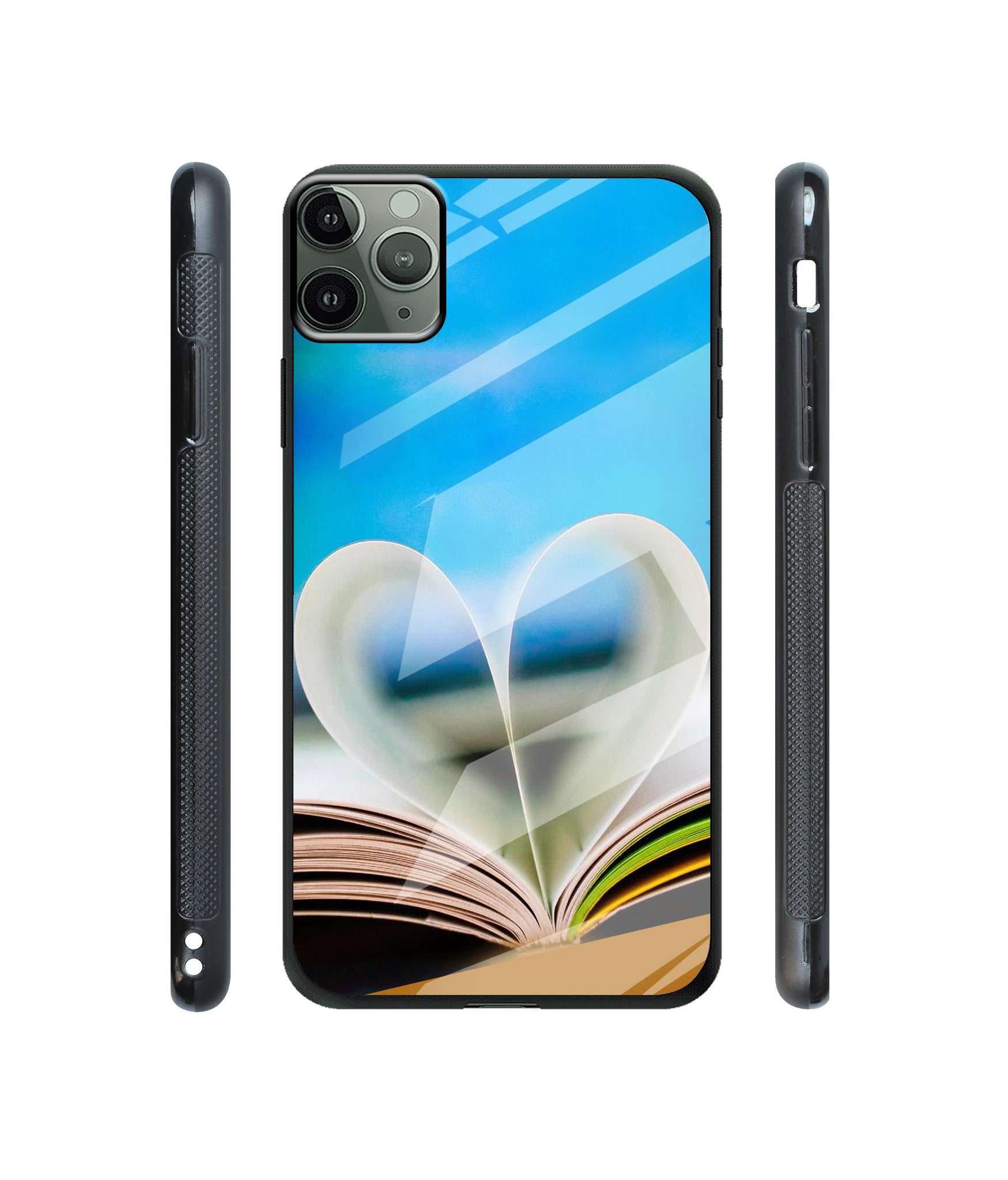 Love Book Designer Printed Glass Cover for Apple iPhone 11 Pro Max