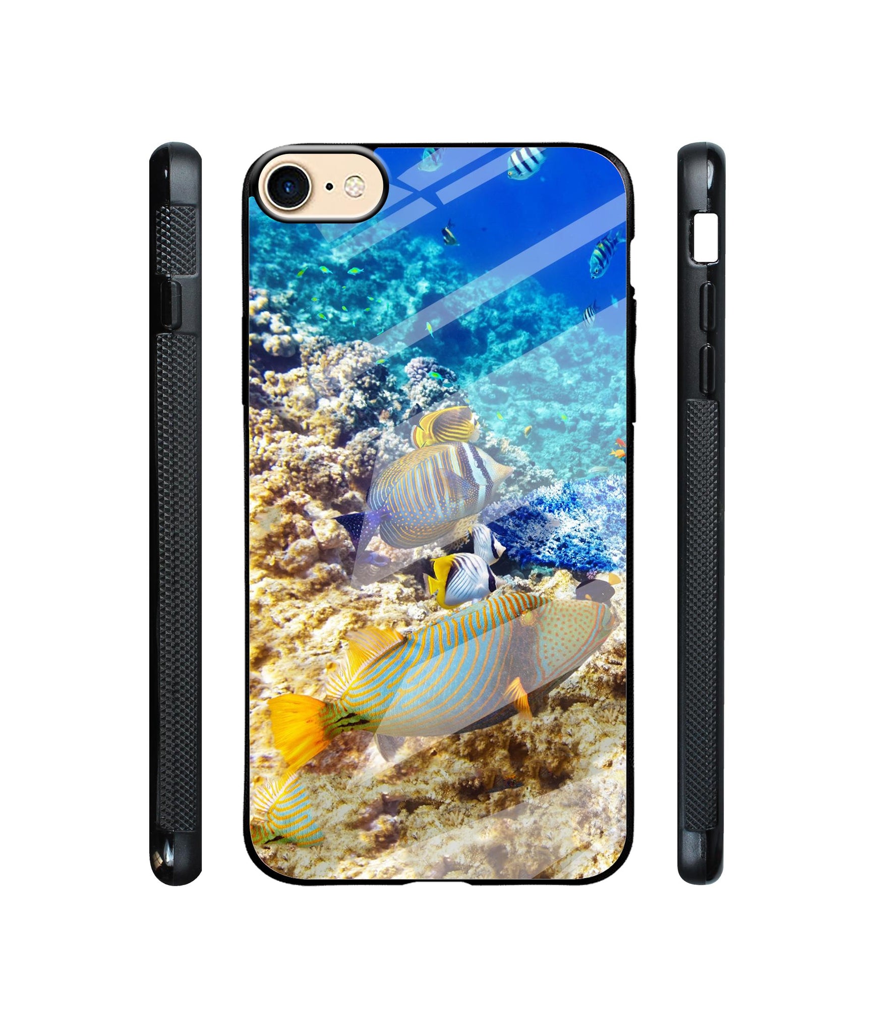 Underwater World Designer Printed Glass Cover for Apple iPhone 7 / iPhone 8
