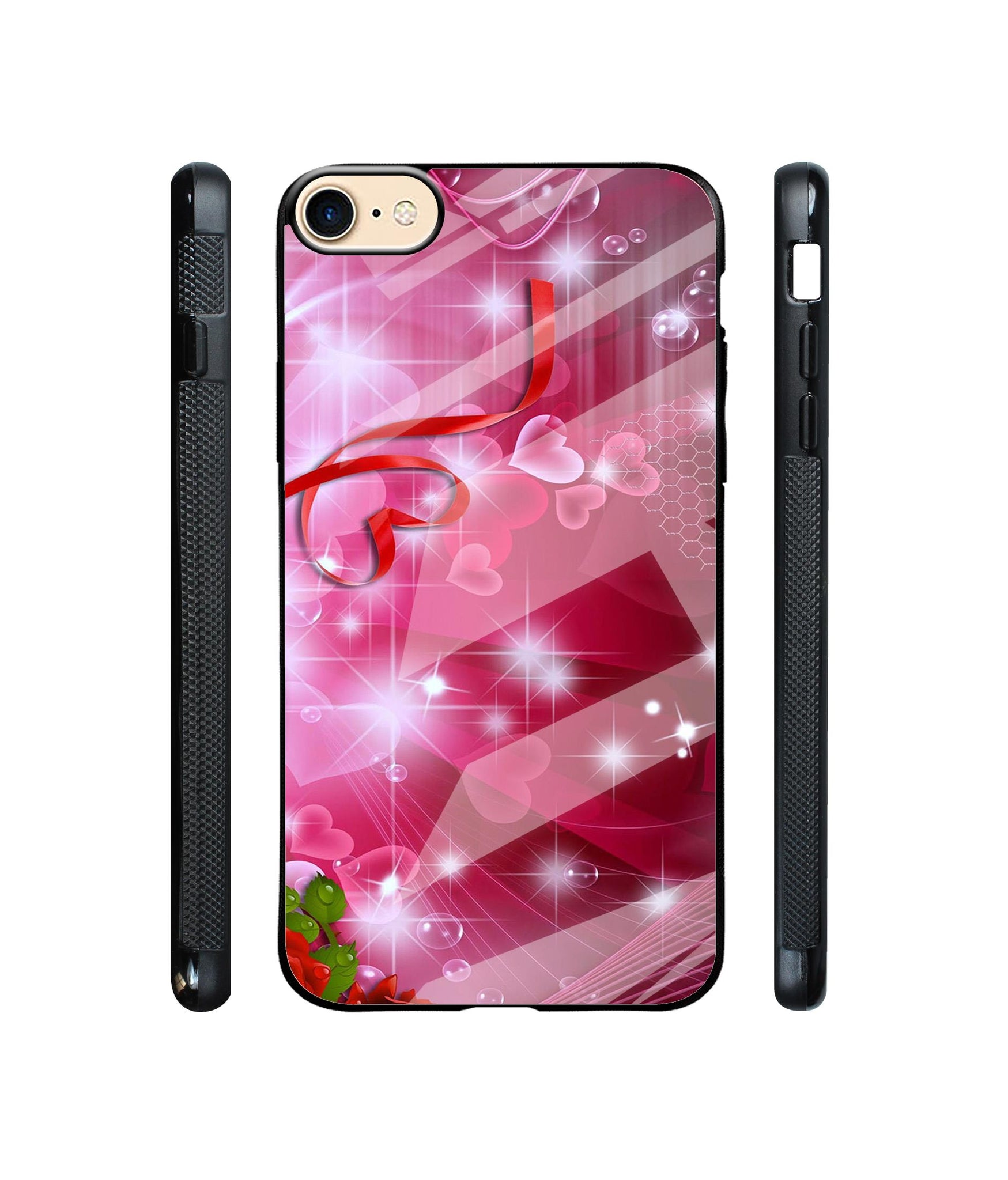 Love Designer Printed Glass Cover for Apple iPhone 7 / iPhone 8