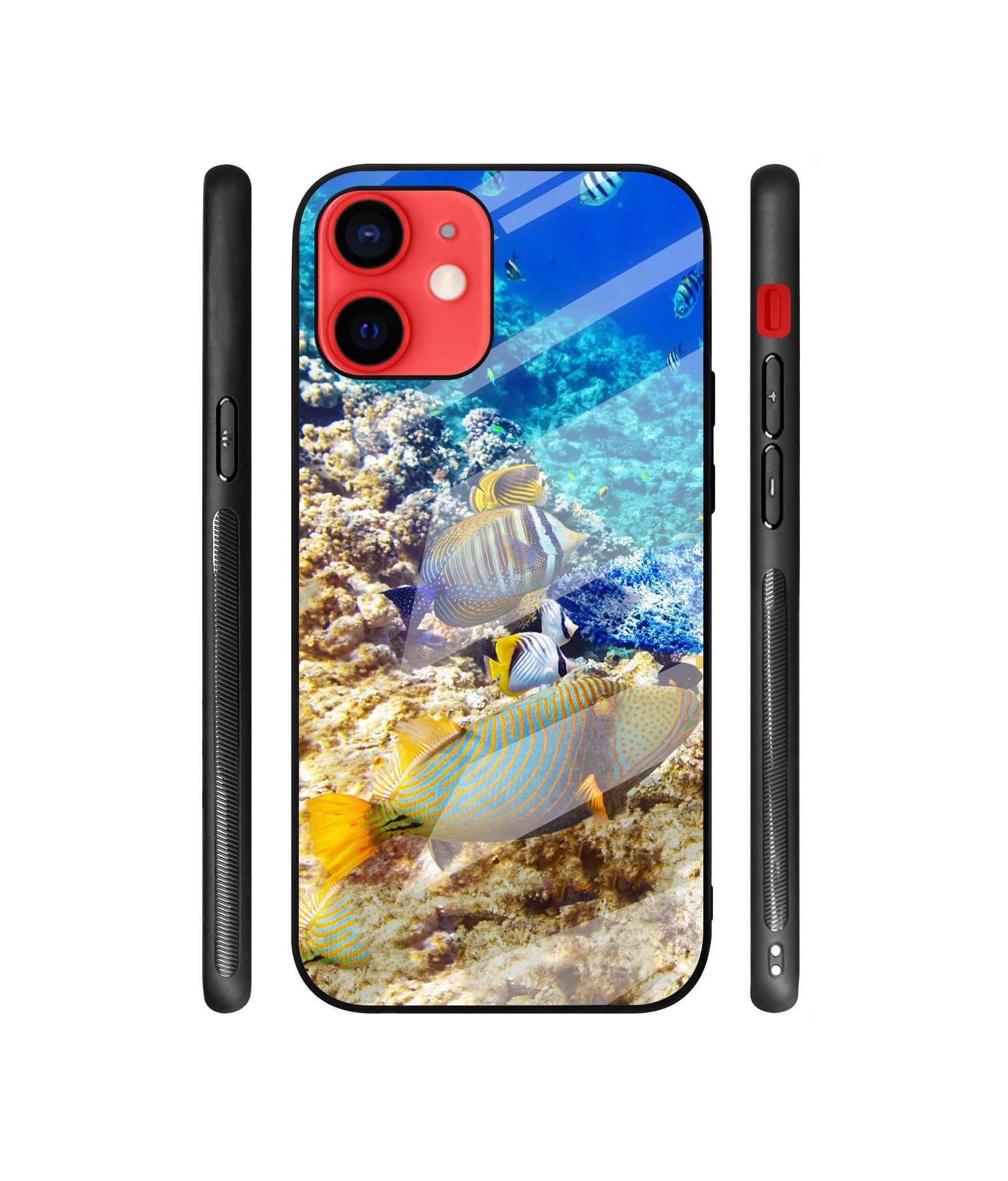 Underwater World Designer Printed Glass Cover for Apple iPhone 12 / iPhone 12 Pro