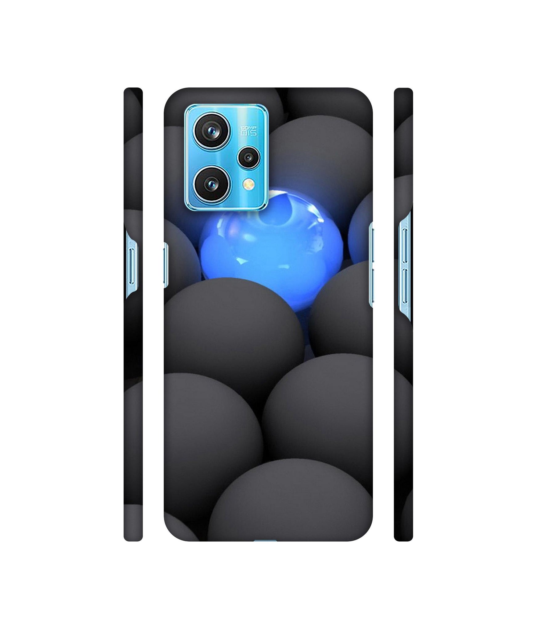 Balls Dark Neon Sight Surface Designer Hard Back Cover for Realme 9 Pro Plus 5G