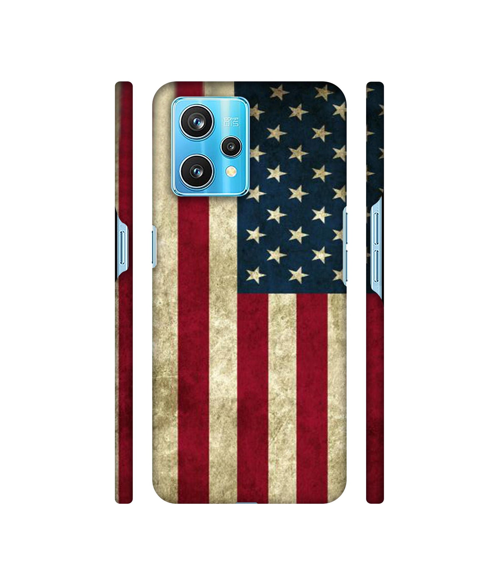 Vingate USA Flag Designer Hard Back Cover for Realme 9 Pro Plus 5G