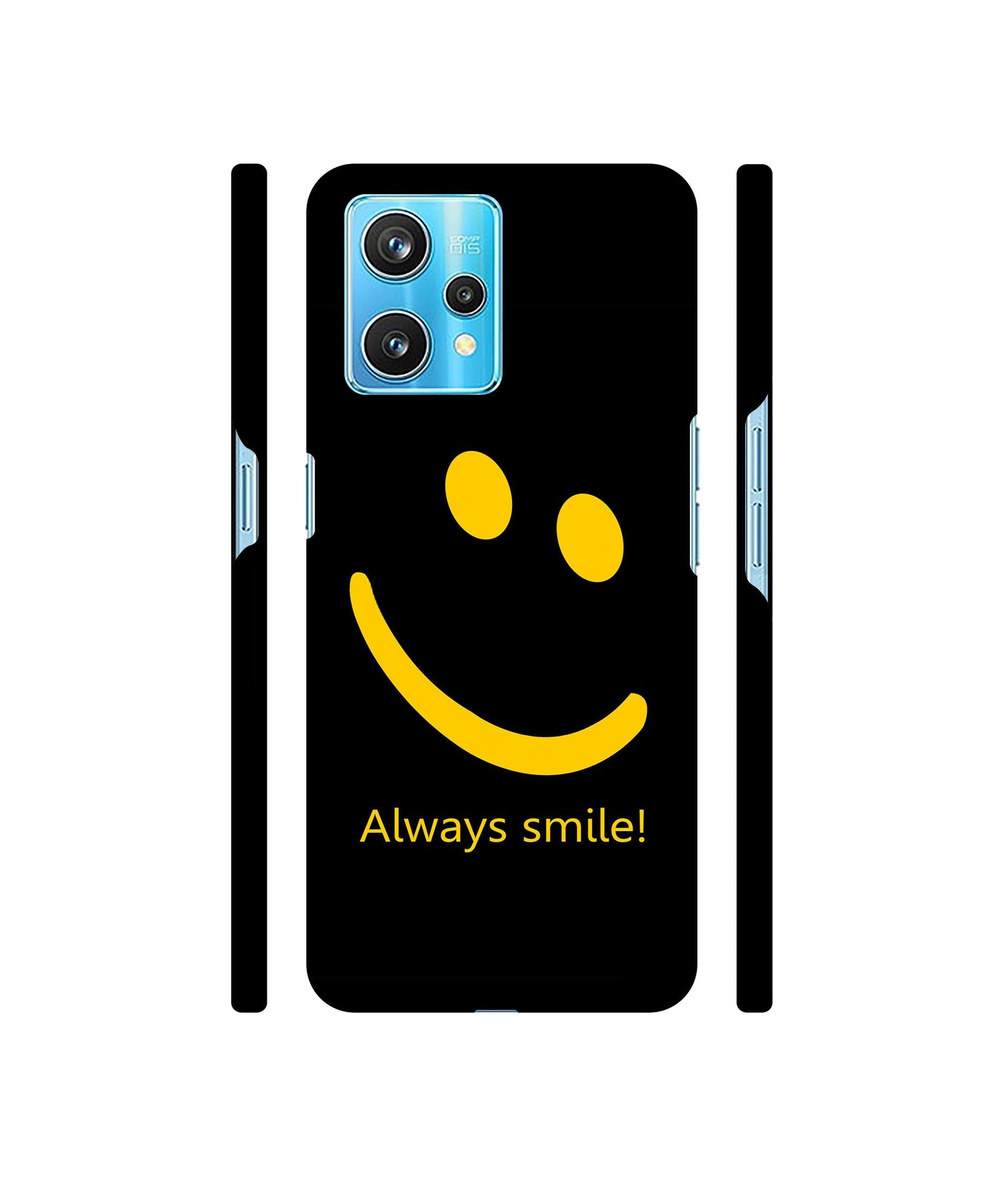 Always Smile Quote Designer Hard Back Cover for Realme 9 Pro Plus 5G