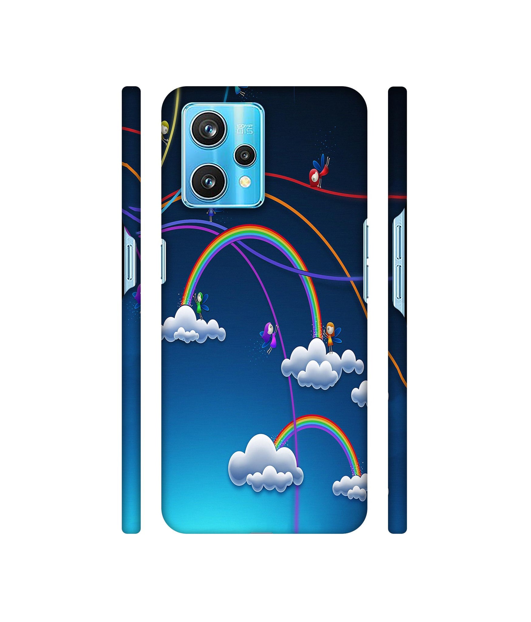 Rainbow Designer Hard Back Cover for Realme 9 Pro Plus 5G