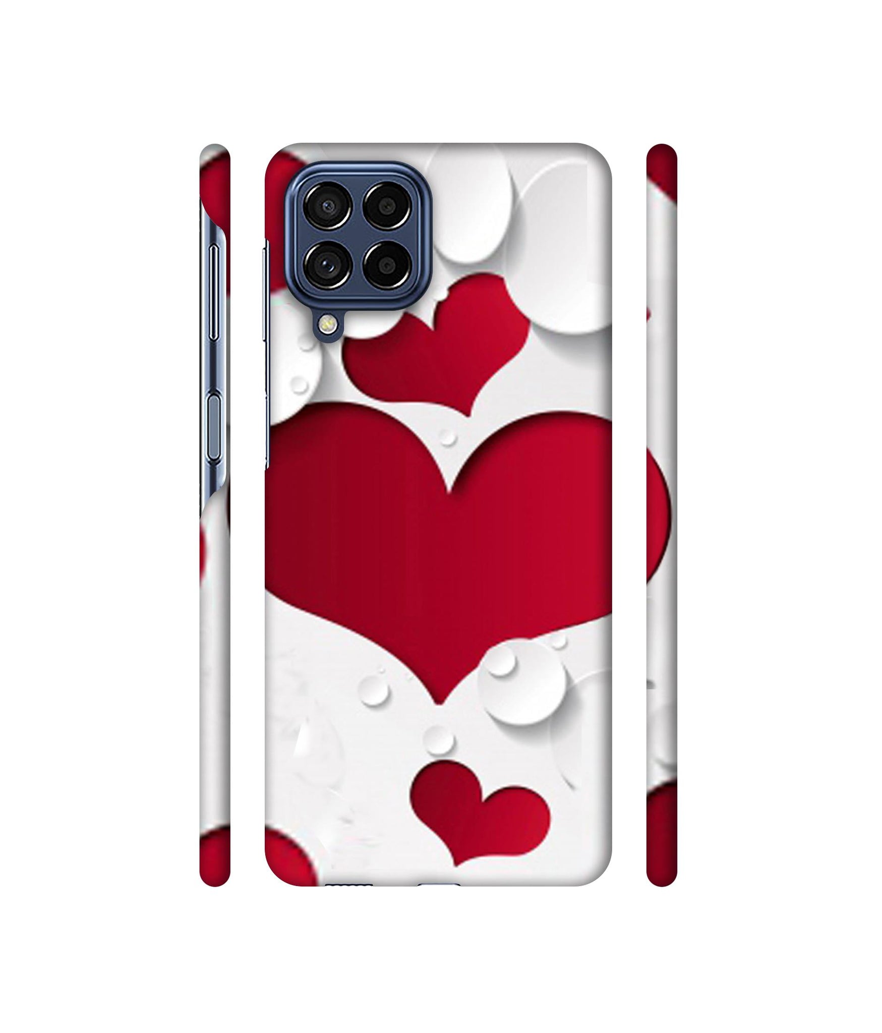 Multiple Hearts Designer Hard Back Cover for Samsung Galaxy M53 5G