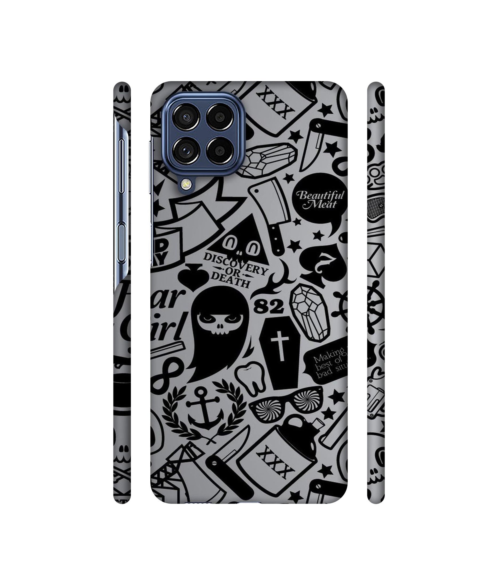 Discover Or Death Designer Hard Back Cover for Samsung Galaxy M53 5G