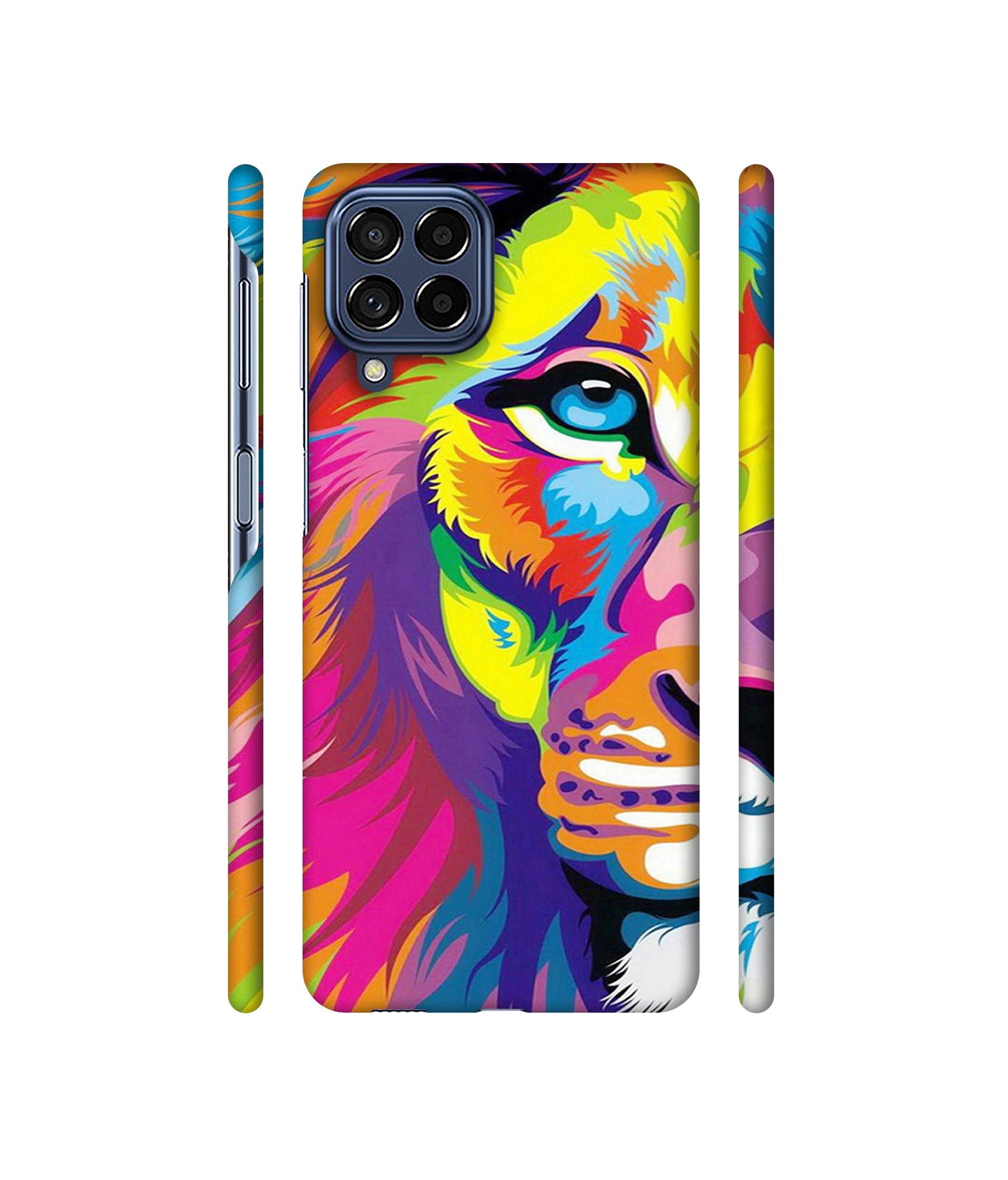 Lion Designer Hard Back Cover for Samsung Galaxy M53 5G