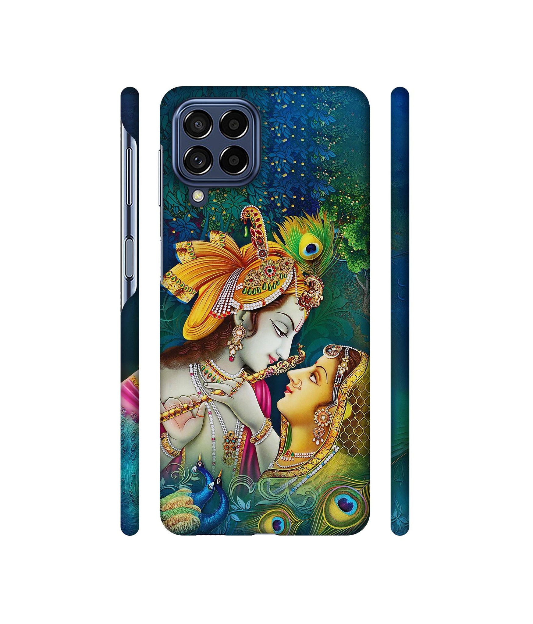 Radha Kishan Love Designer Hard Back Cover for Samsung Galaxy M53 5G