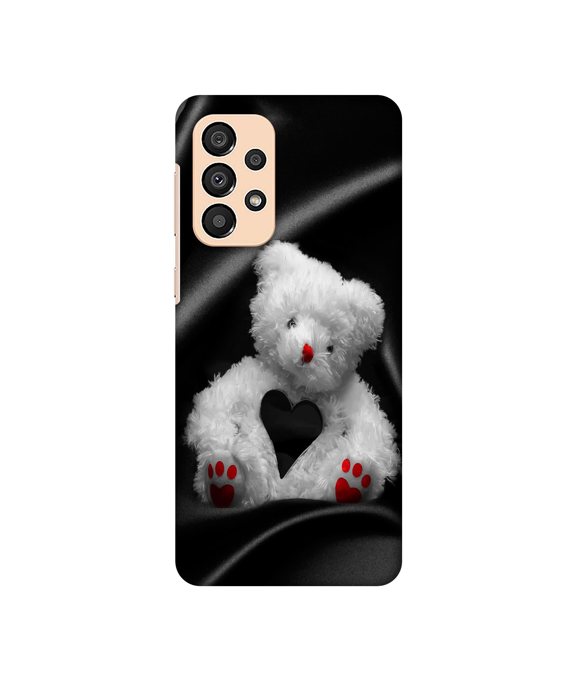 Teddy Bear Designer Printed Soft Mobile Back Cover for Samsung Galaxy A33 5G