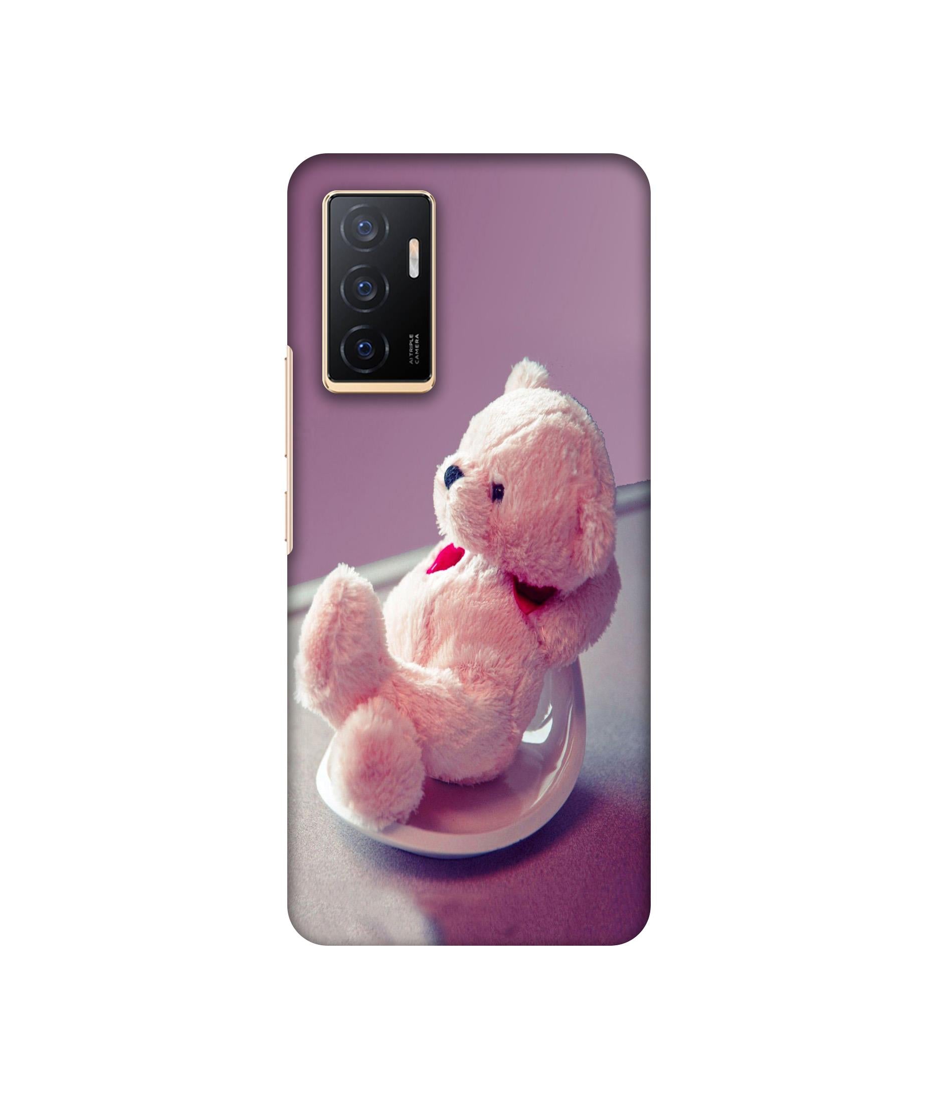 Cute Teddy Bear Designer Hard Back Cover for Vivo V23e 4G Vivo V23e 5G