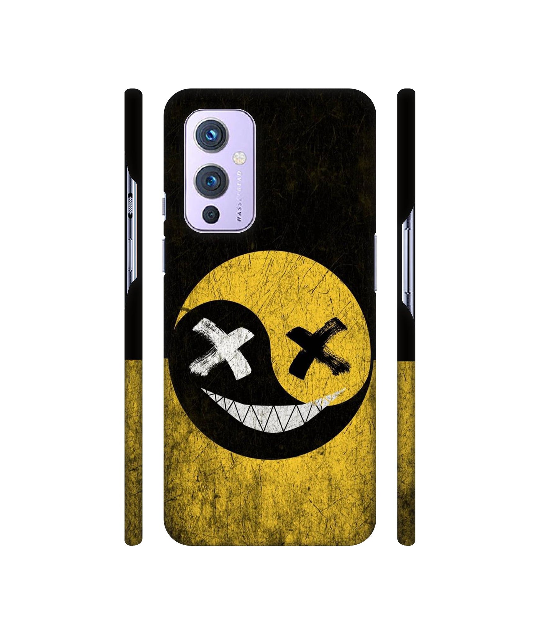 Double Face Smile Designer Hard Back Cover for OnePlus 9