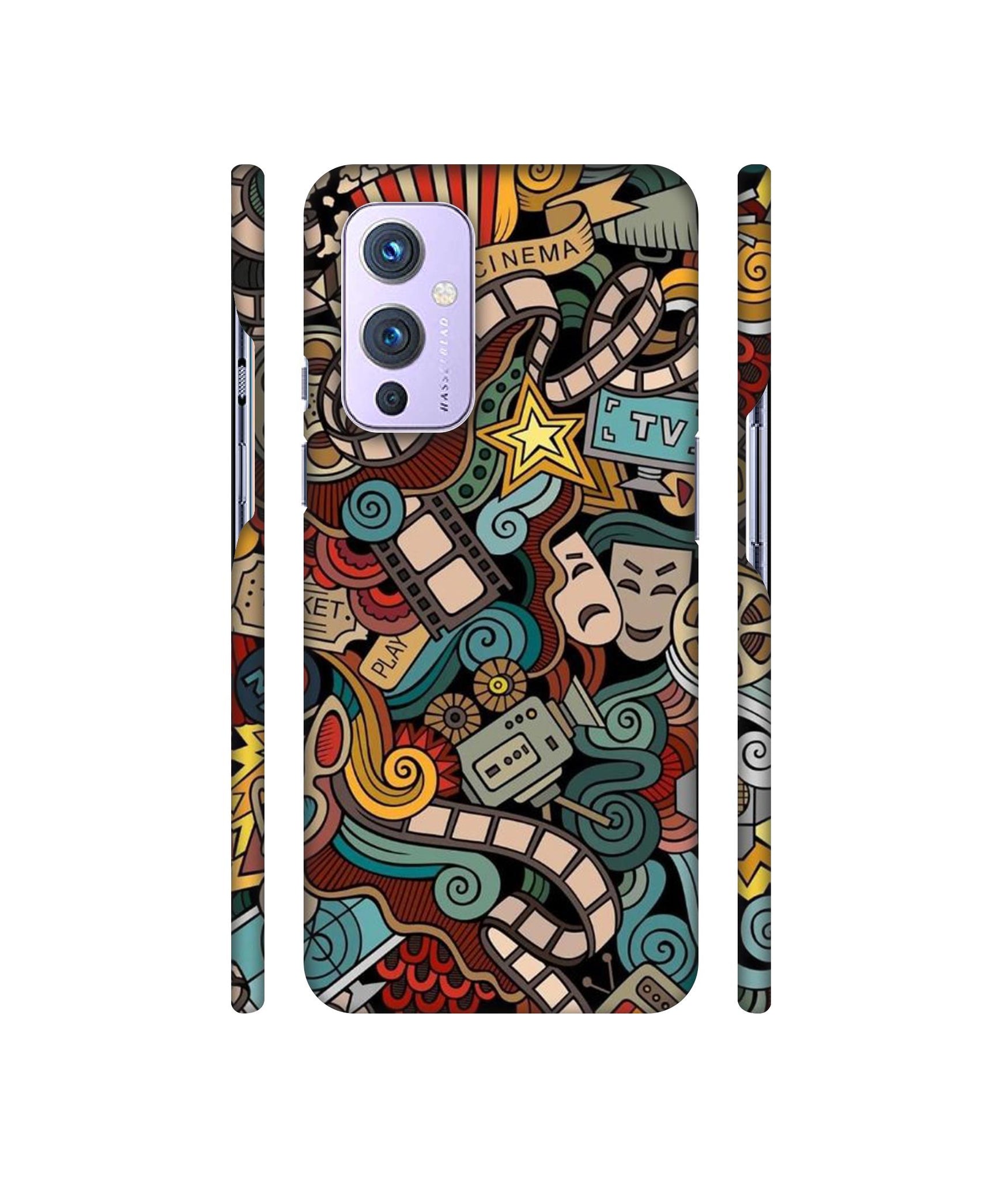 Movies Designer Hard Back Cover for OnePlus 9