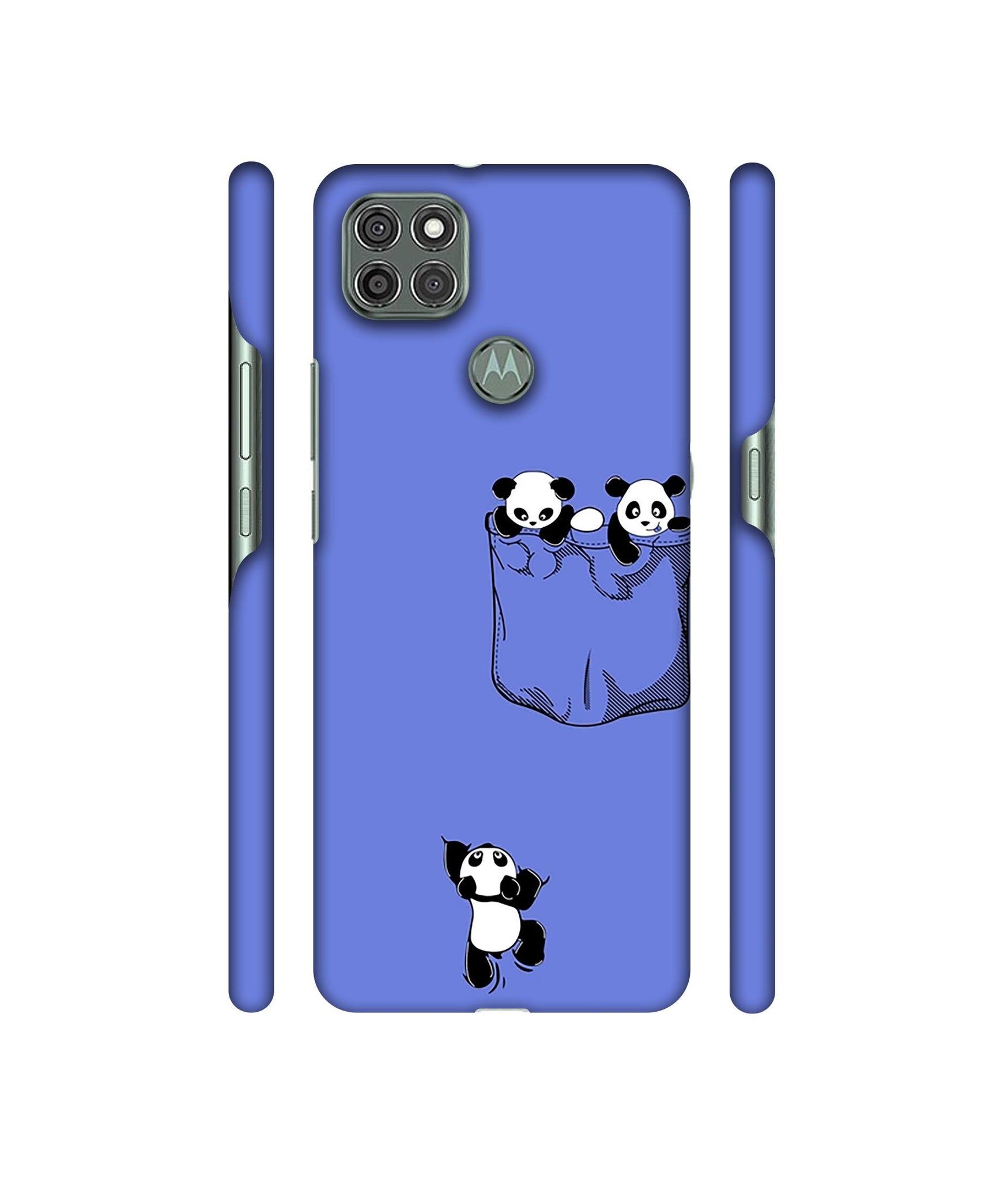 Poket Panda Designer Hard Back Cover for Motorola Moto G9 Power