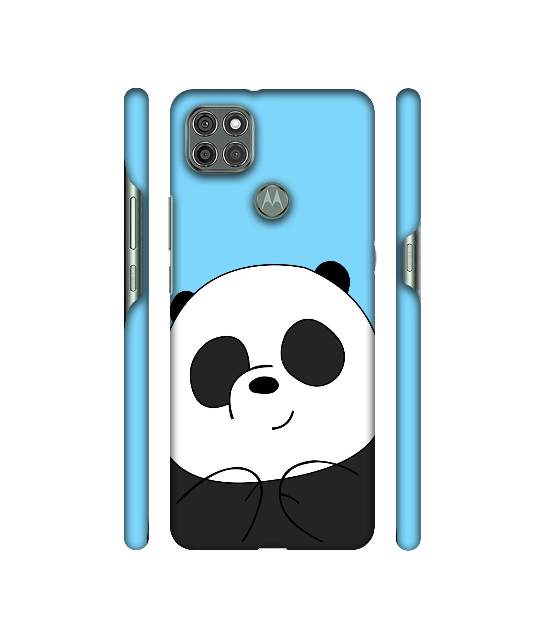 Cute Panda Designer Hard Back Cover for Motorola Moto G9 Power