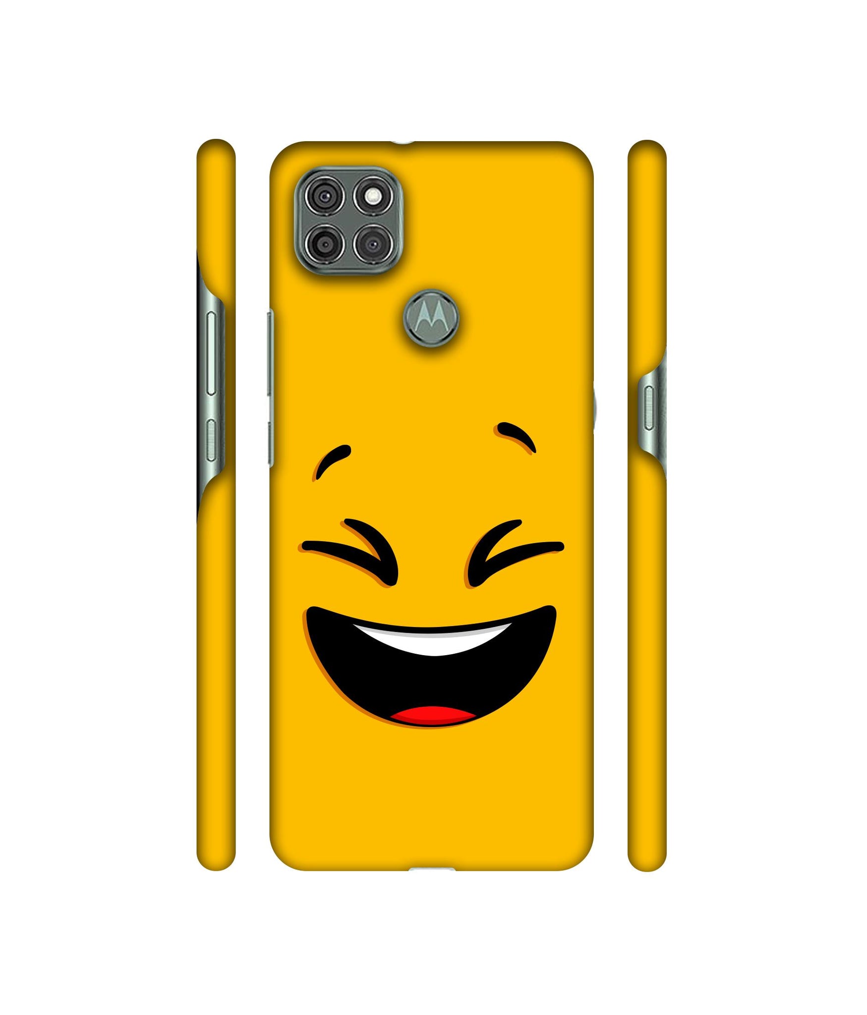 Smile Face Designer Hard Back Cover for Motorola Moto G9 Power